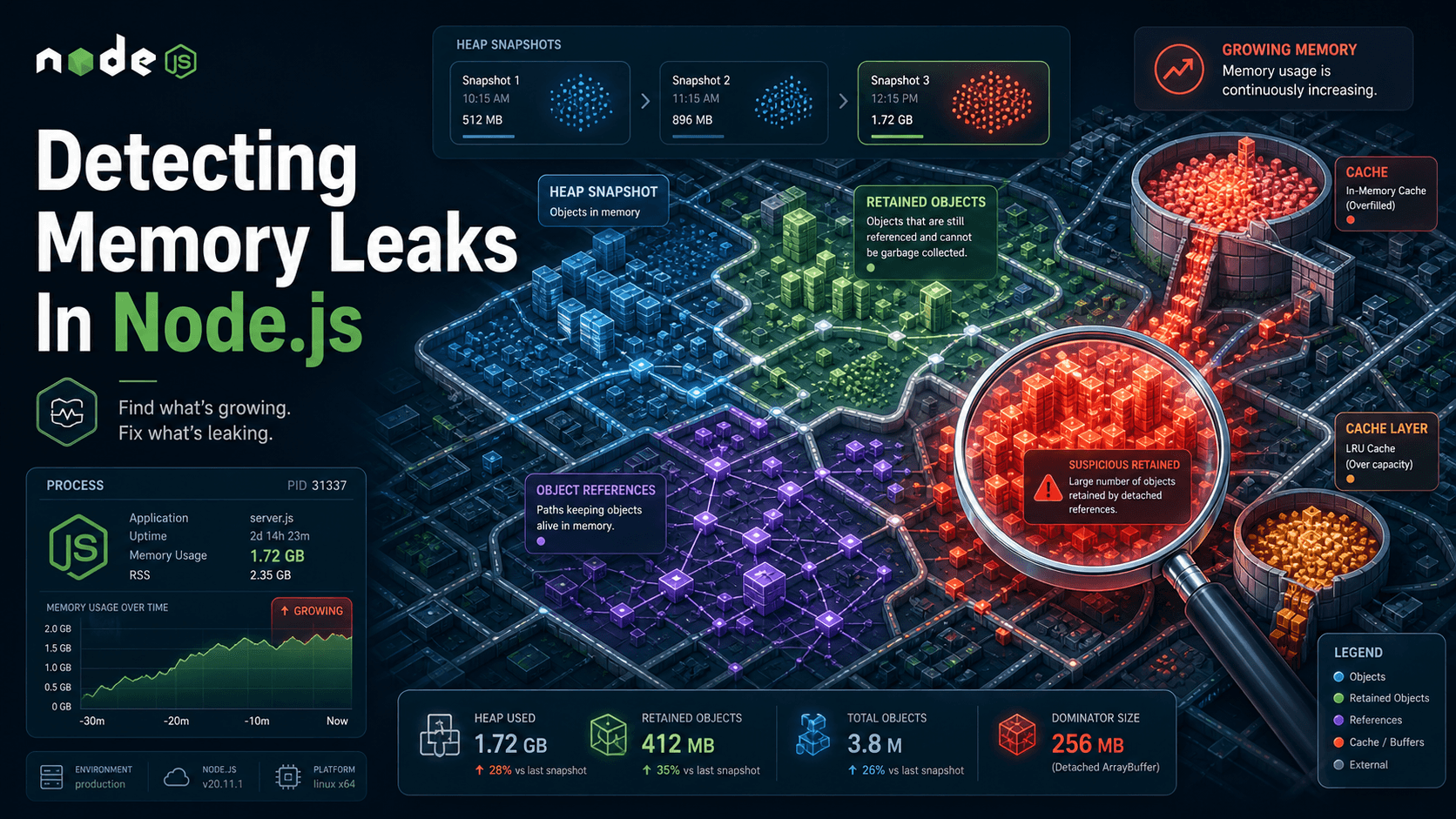 Detecting Memory Leaks In Node.js