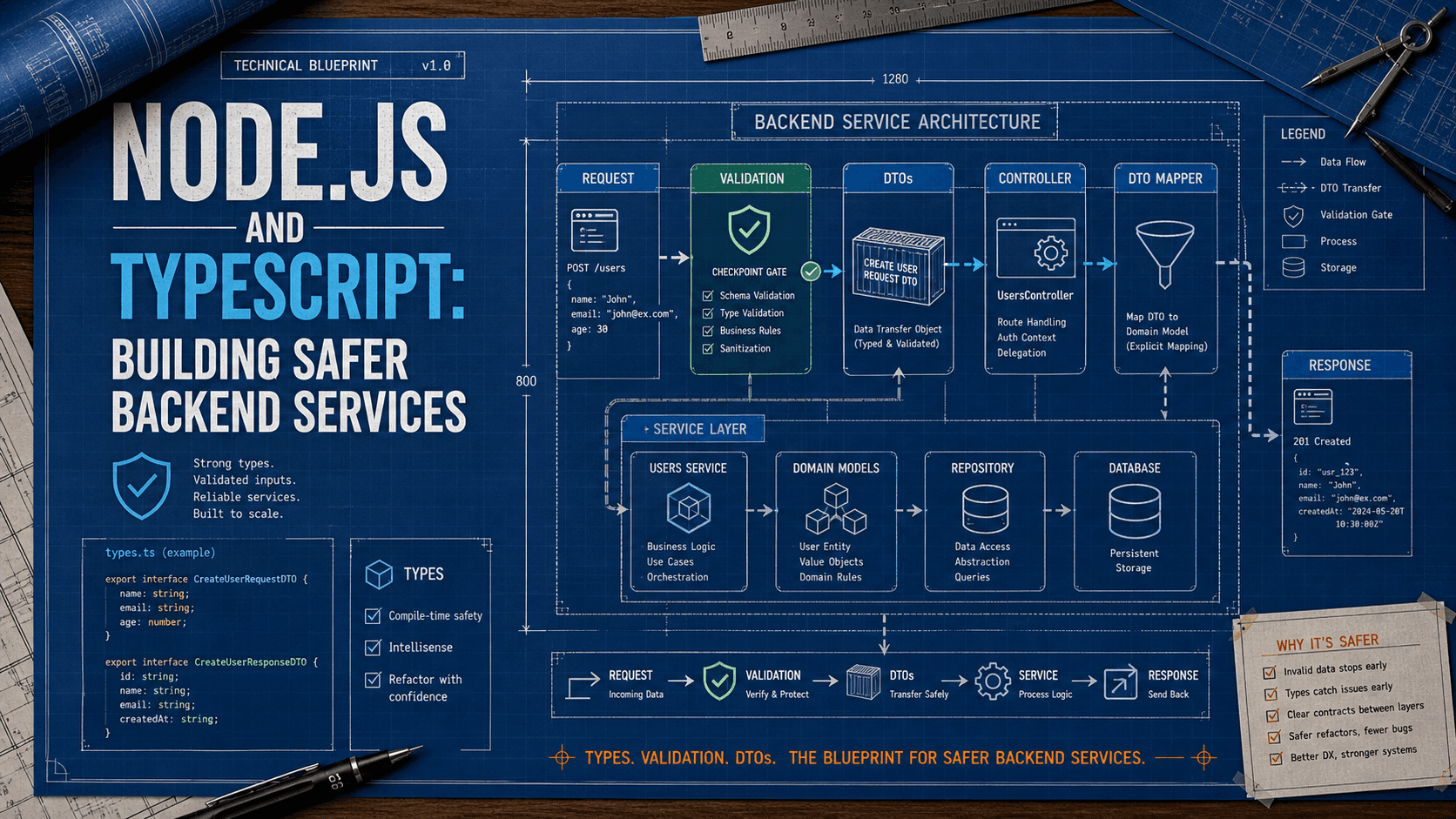 Node.js And TypeScript: Building Safer Backend Services