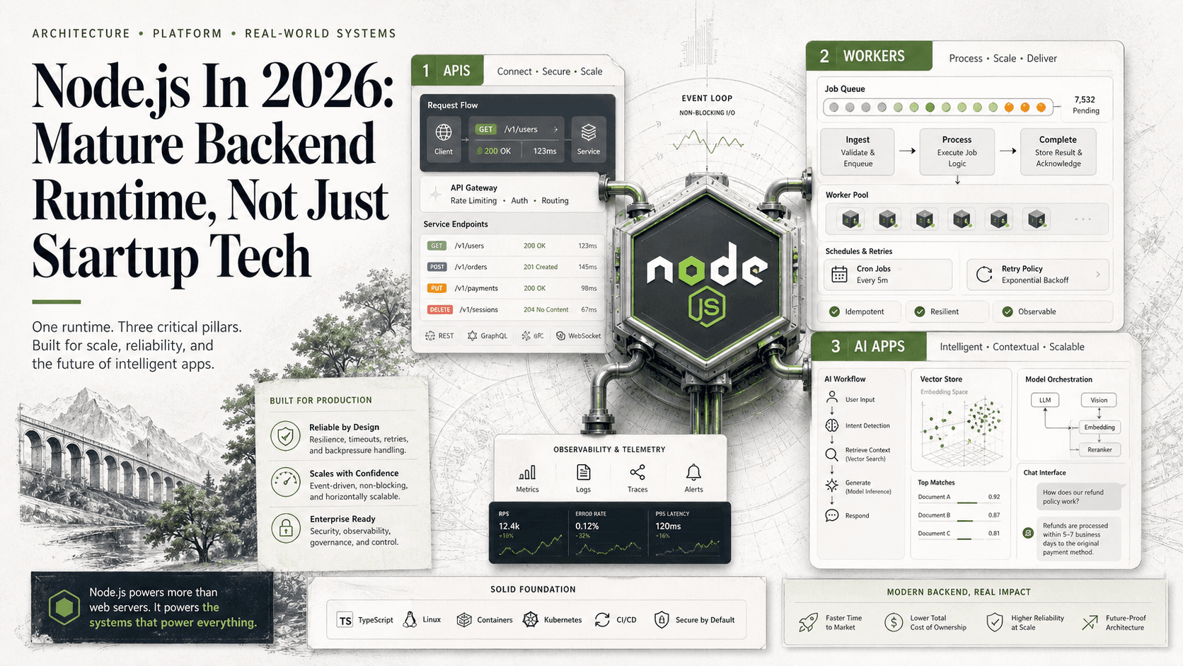 Node.js In 2026: Mature Backend Runtime, Not Just Startup Tech