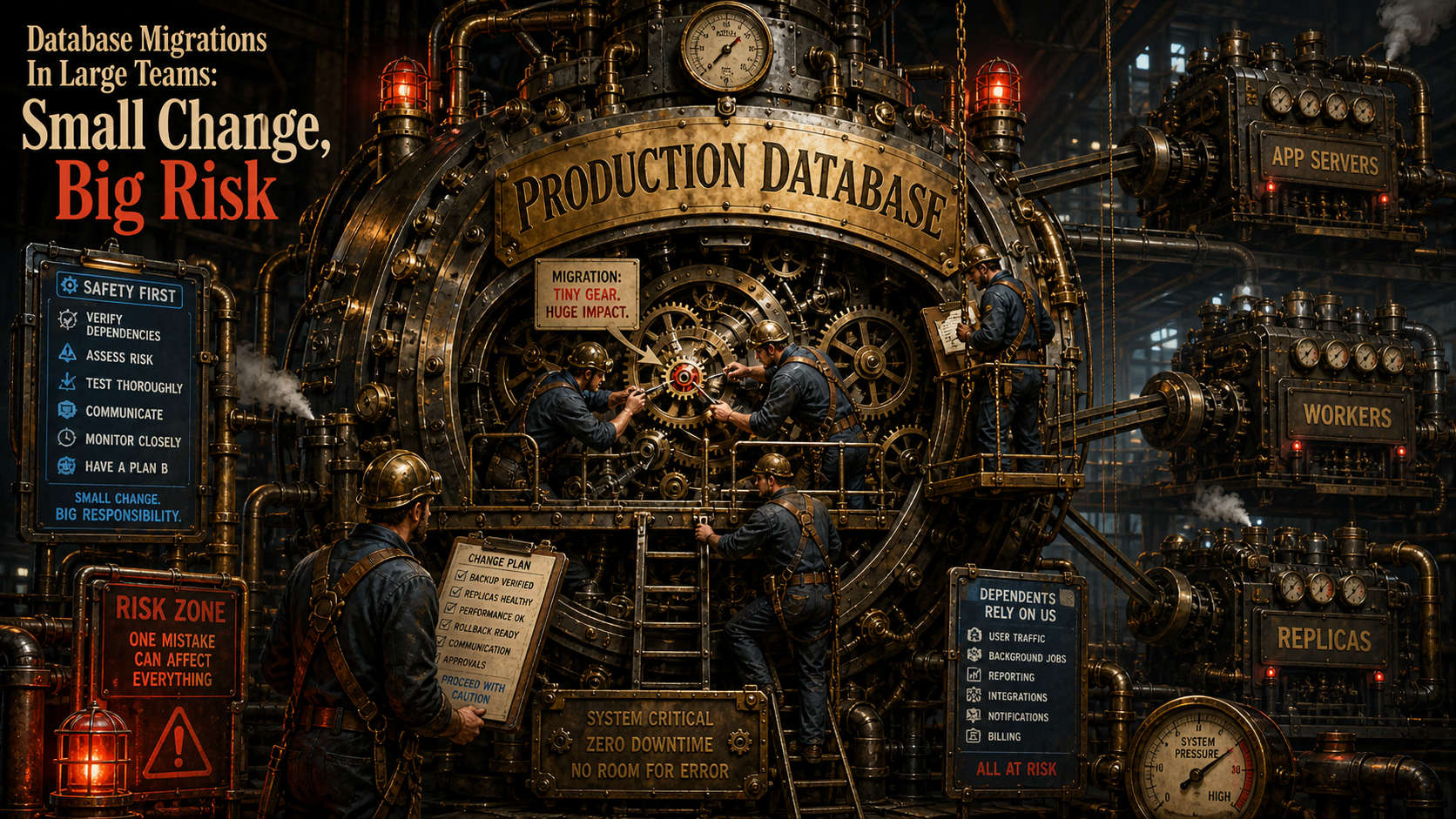 Database Migrations In Large Teams: Small Change, Big Risk