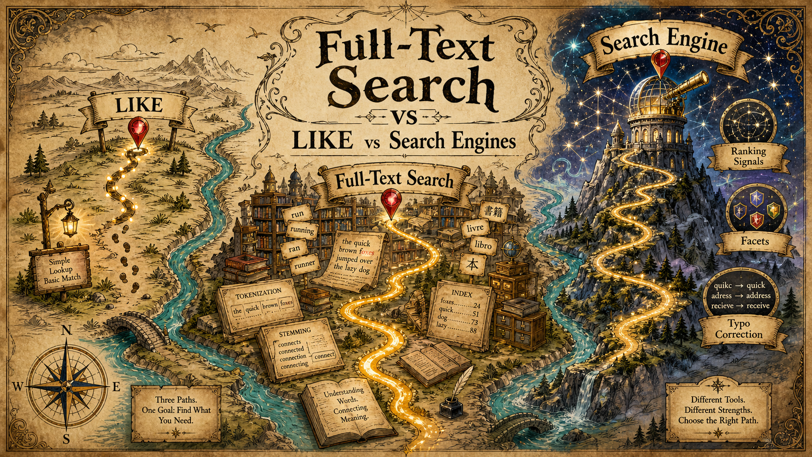 Full-Text Search Vs LIKE Vs Search Engines: Choosing The Right Tool