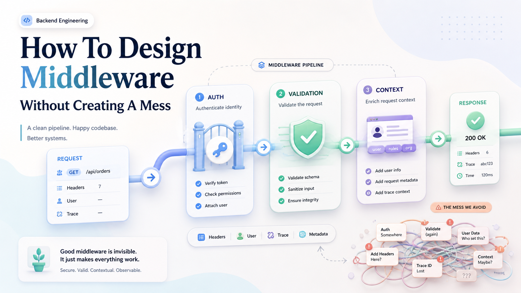 How To Design Middleware Without Creating A Mess