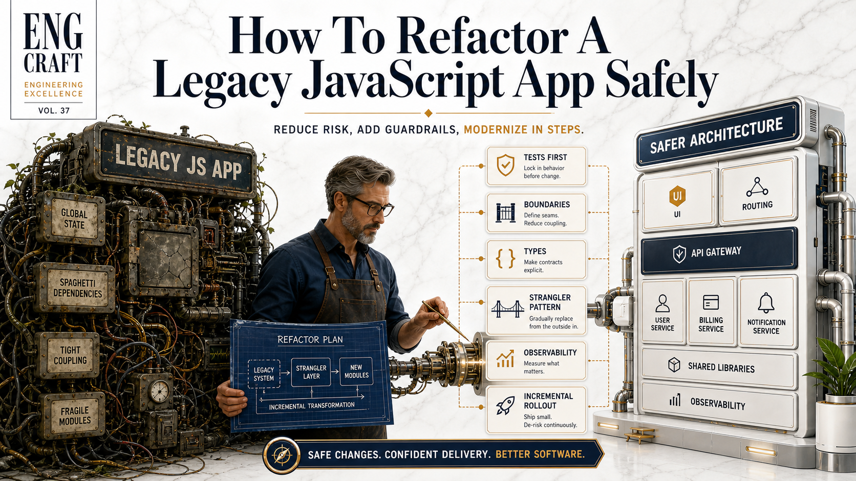 How To Refactor A Legacy JavaScript App Safely