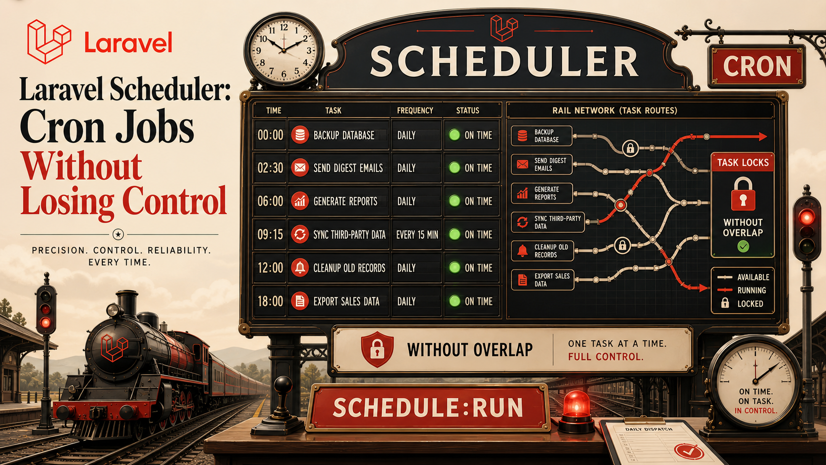 Laravel Scheduler: Cron Jobs Without Losing Control