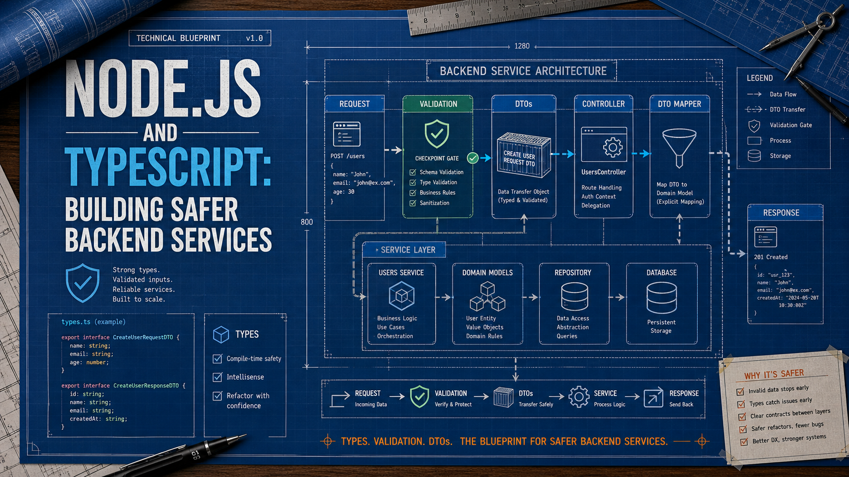 Node.js And TypeScript: Building Safer Backend Services