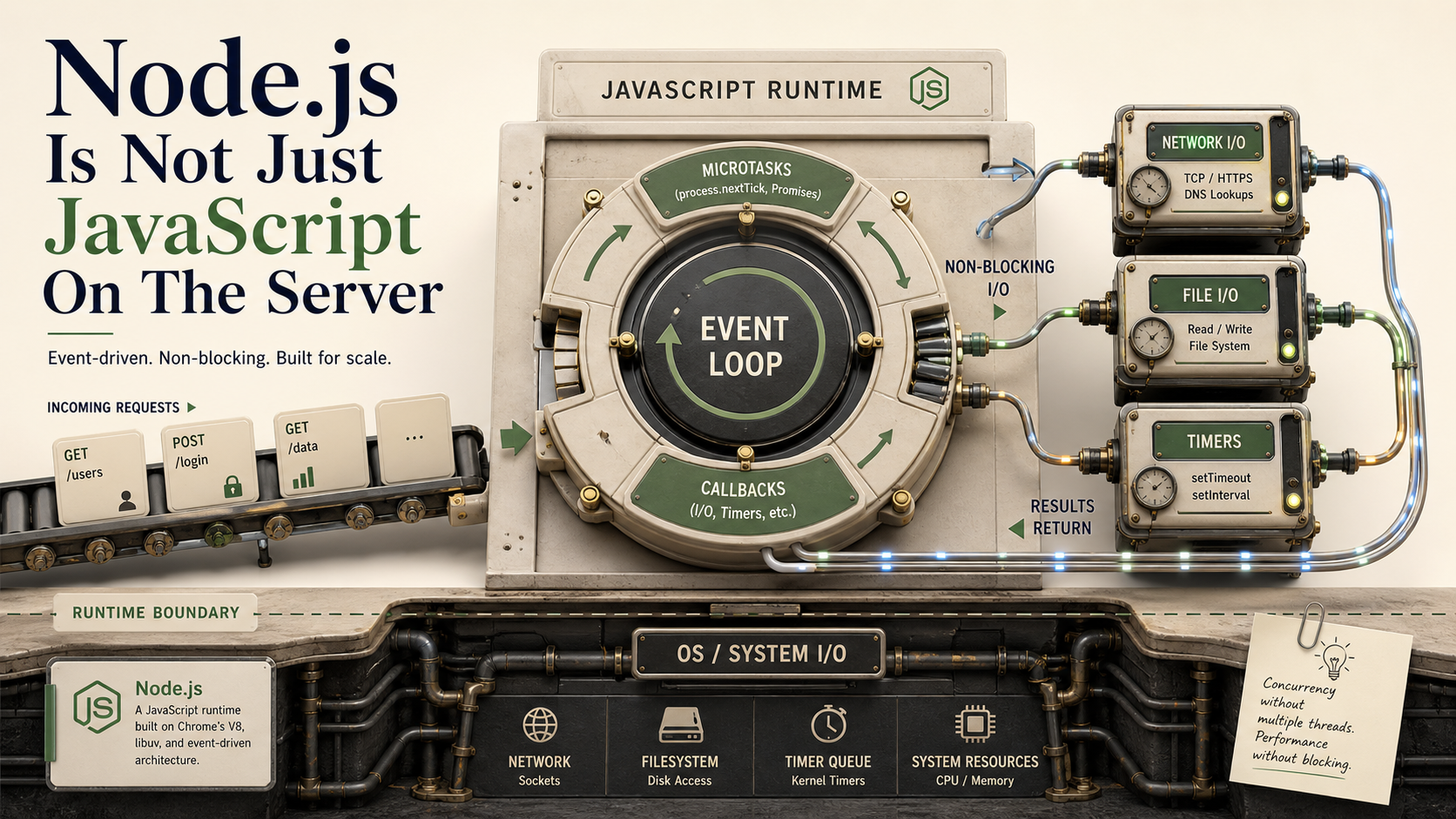 Node.js Is Not Just JavaScript On The Server