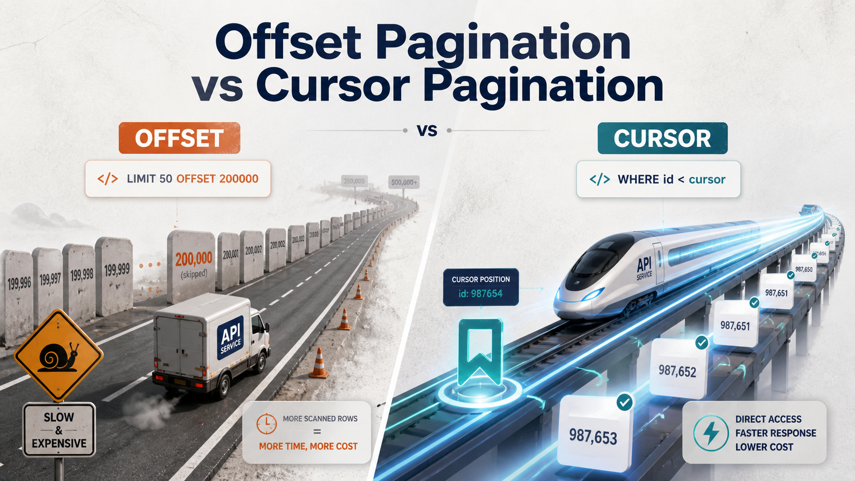 Offset Pagination Vs Cursor Pagination: Why Your API Gets Slower Over Time