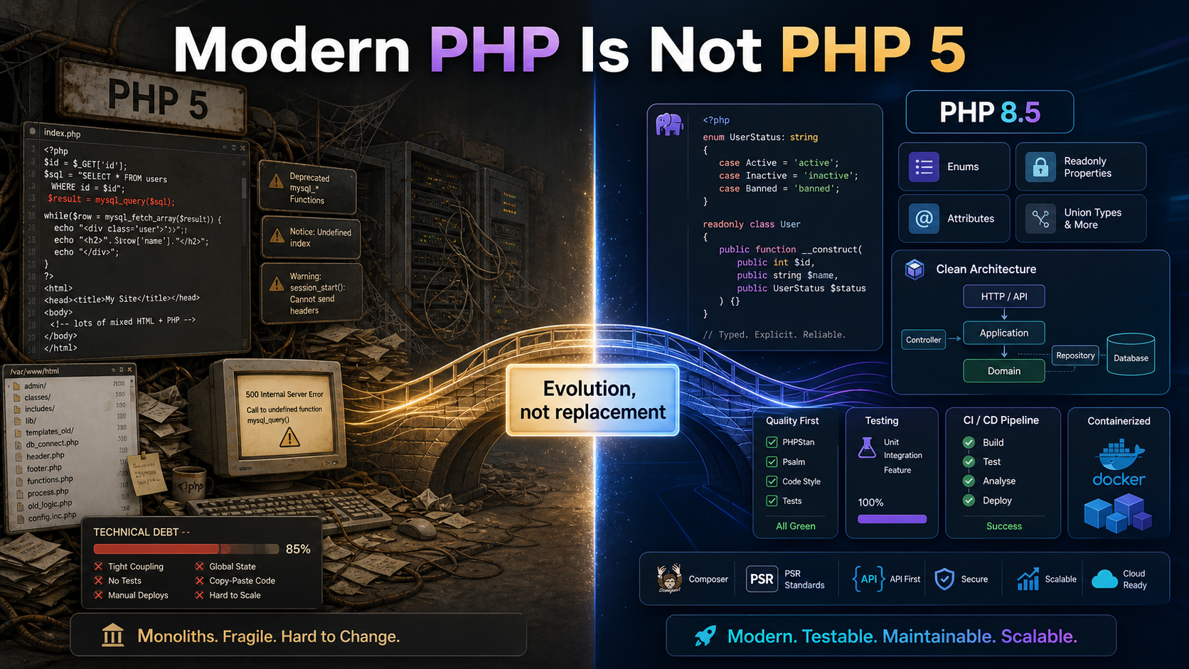 PHP Versions: From Survival Language To Modern Engineering Platform