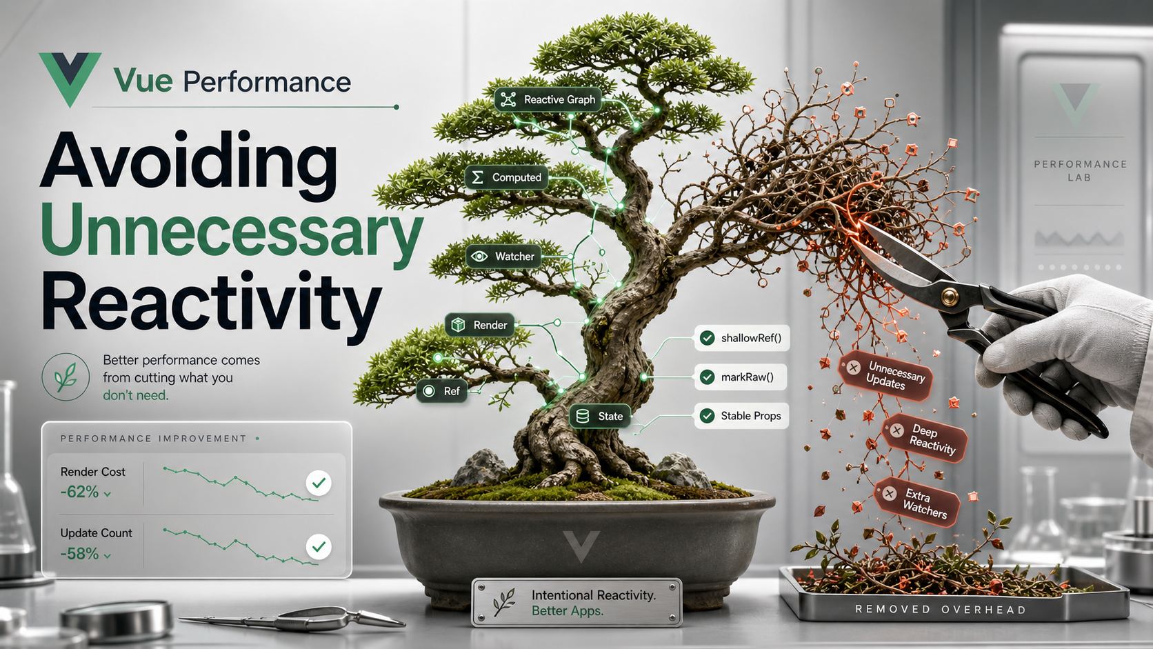 Vue Performance: Avoiding Unnecessary Reactivity