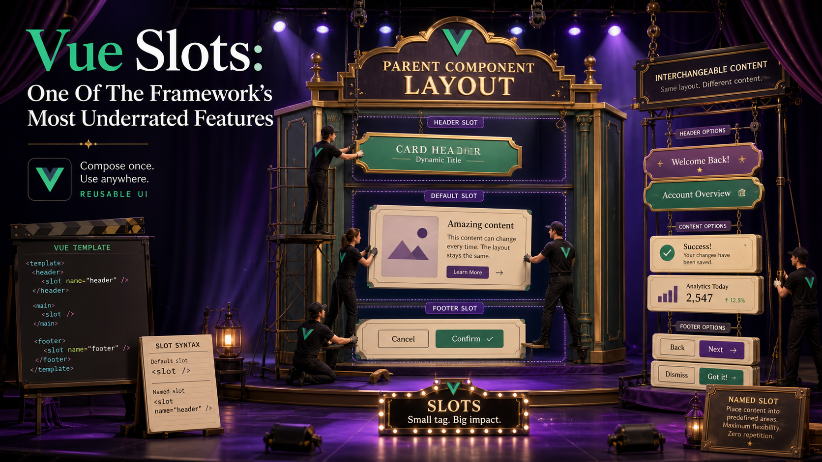 Vue Slots: One Of The Framework's Most Underrated Features